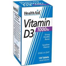 Health Aid Vitamin D3 1000iu 1000 st