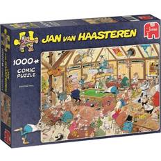 Sport Klassiske puslespil Jumbo Jan Van Haasteren Shooting Pool 1000 Pieces