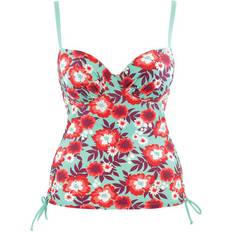 Curvy Kate Aloha Balcony Tankini Top - Sea Foam