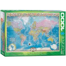 Eurographics Map of the World 1000 Pieces