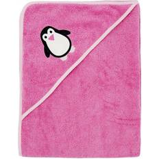 ImseVimse Hooded Towel Pink Penguin