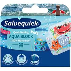 Elastisch Pleisters Salvequick Aqua Block Kids 12 Stk