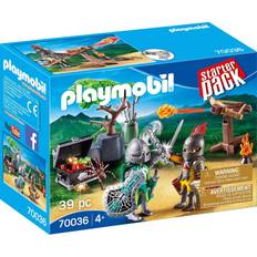 Knights Toys Playmobil StarterPack Knight's Treasure Battle 70036