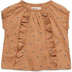 Gepunktet Kinderbekleidung MarMar Copenhagen Twilla - Caramel Dot