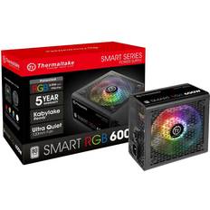 600 W Blocs d'alimentation Thermaltake Smart RGB Alimentation PC 600 W ATX 80PLUS