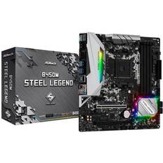 Micro-ATX - Optical S/PDIF Motherboards Asrock B450M Steel Legend