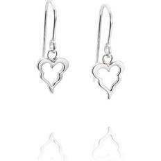 Crazy heart smycken Efva Attling Crazy Heart Earrings - Silver