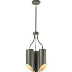 Rostfritt stål Pendellampor Elstead Lighting Quinto Pendellampa ∅ 26.8cm