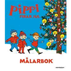 Pippi firar jul - Målarbok