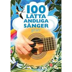 Musik Böcker 100 lätta andliga sånger gitarr (Häftad)