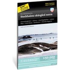 Ruotsi Kirjat Skridskokarta Stockholms Skärgård Norra 1:50.000