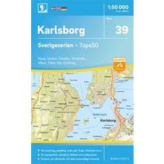 Sverigeserien topo50 39 Karlsborg Sverigeserien Topo50: Skala 1:50 000