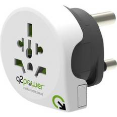 Adaptateurs de voyage vente q2power 1.100220 Adaptateur de voyage Welt nach Süd Afrika