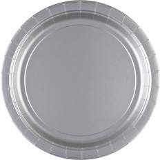 Amscan Plates Silver 8-pack