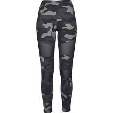 Camo Tech Mesh Leggings - Dark Camo/Black