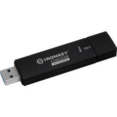 Kingston Technology IronKey D300 unidad flash USB 4 GB USB tipo A 32 Gen 1 31 Gen 1 Negro