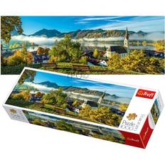 Trefl 1000 Piece Panorama Jigsaw Puzzle, By the Schliersee Lake