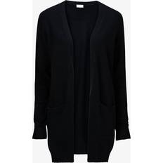 Basic Knitted Cardigan - Black/Black