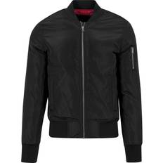 Urban Classics 2-Tone Bomber Jacket - Black/Black