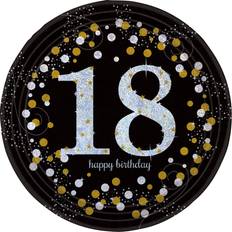 Stars Disposable Plates Amscan Plates 18 Sparkling Celebrations 8-pack