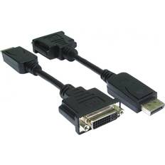 Cables Direct DVI-DisplayPort 0.15m M-F 0.2m