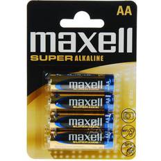 Maxell AA (LR06) Batterier & Laddbart Maxell AA Super Alkaline Compatible 4-pack