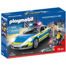 Sonido Conjuntos de juego Playmobil Porsche 911 Carrera 4S Police 70066