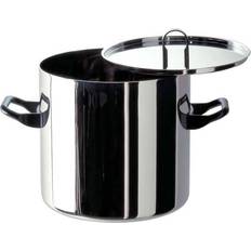 Acciaio Inossidabile Pentole per brodo Alessi La Cintura Di Orione with lid 10 L 24 cm