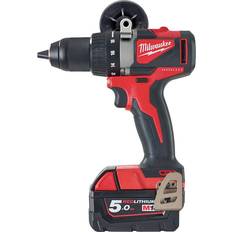 Boremaskiner & Skrutrekkere Milwaukee M18 BLDD2-502X (2x5.0Ah)