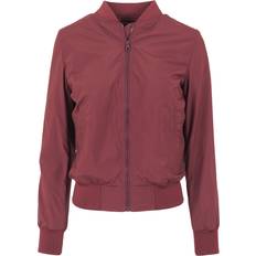 Bomber - Femme Vestes Urban Classics Parka Femme Classic Bomber Light - Rouge