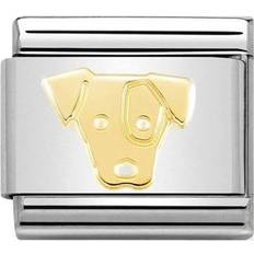 Jack link Nomination Composable Classic Link Jack Russel Charm - Silver/Gold