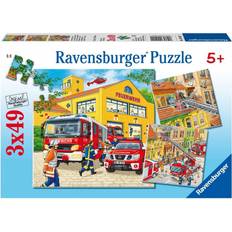 Puzzles Ravensburger Firemen at Work 3 x 49 Pieces