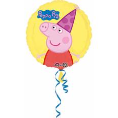 Yellow Foil Balloons Amscan Foil Ballon Standard Peppa Pig