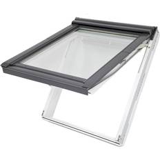 Low-E Glass Överkantshängda Velux MK04 GPU 0068 Aluminium Överkantshängt 3-glasfönster 78x98cm