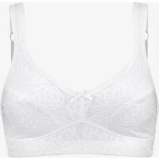 Swegmark Bygellös Kläder Swegmark Delicate Rose Soft Bra - White