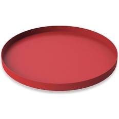 Rojo Bandejas de servicio Cooee Design Circle Bandejade servicio 40cm