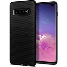 Samsung Galaxy S10 Coques de téléphone portable Spigen Coque Samsung Galaxy S10 TPU Liquid Air Noir