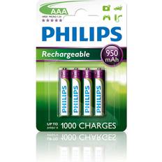 AAA (LR03) - Batterie standard rechargeable Batteries et Chargeurs Philips Rechargeables Batterie R03B4A95/10