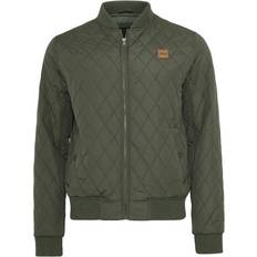Urban Classics Parka Classic Diamond Nylon - Vert