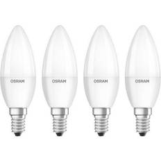 Osram E14 Lampadine Osram LED candela E14 Base Retro 4,9W 4x 2.700K