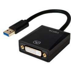 Usb till dvi adapter LogiLink USB A-DVI M-F Adapter