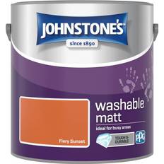 Johnstones Washable Matt Ceiling Paint, Wall Paint Fiery Sunset 2.5L