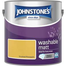 Johnstones Washable Matt Ceiling Paint, Wall Paint Crushed Pineapple 2.5L