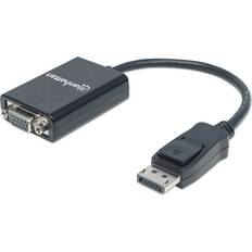 Manhattan DisplayPort-VGA M-F 0.5ft