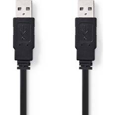 Nedis Flat USB A-USB A 2.0 1m