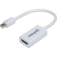 Manhattan DisplayPort Mini-HDMI 1.3 M-F 0.1m