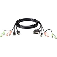 Cables Aten HDMI/USB A/2x3.5mm - DVI/USB B/2x3.5mm 1.8m
