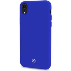 Celly Coque Cover Feeling Bleu pour iPhone XR