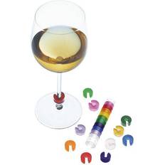 Plast Vinglass Pulltex Color Code Rødvingsglass, Hvitvinsglass 10st