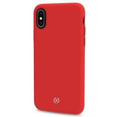 Celly Feeling Cover per iPhone XS-X Rosso